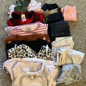 12 months Baby girl Fall / Winter Clothes Lot